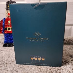 LENOX Tuscany Classics Pinot Grigio, set of 4 (16oz) Glasses NIB